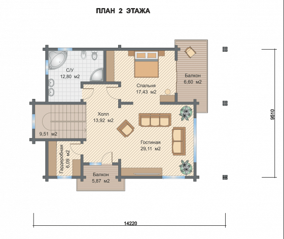 Базовые планировки Дом из клееного бруса Куйбышевский район 2