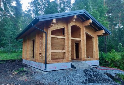 Загородный комплекс из клееного бруса в Кемеровской области, 3