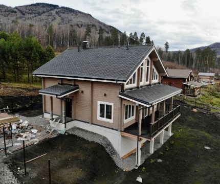 Дом из клееного бруса в Республике Алтай