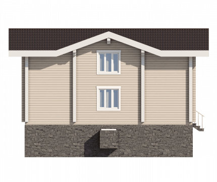 Дом из клееного бруса Гальштатт – строительство под ключ по выгодной цене в  | Кадрин