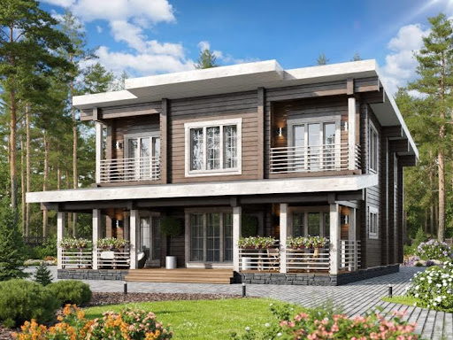 Дом из клееного бруса