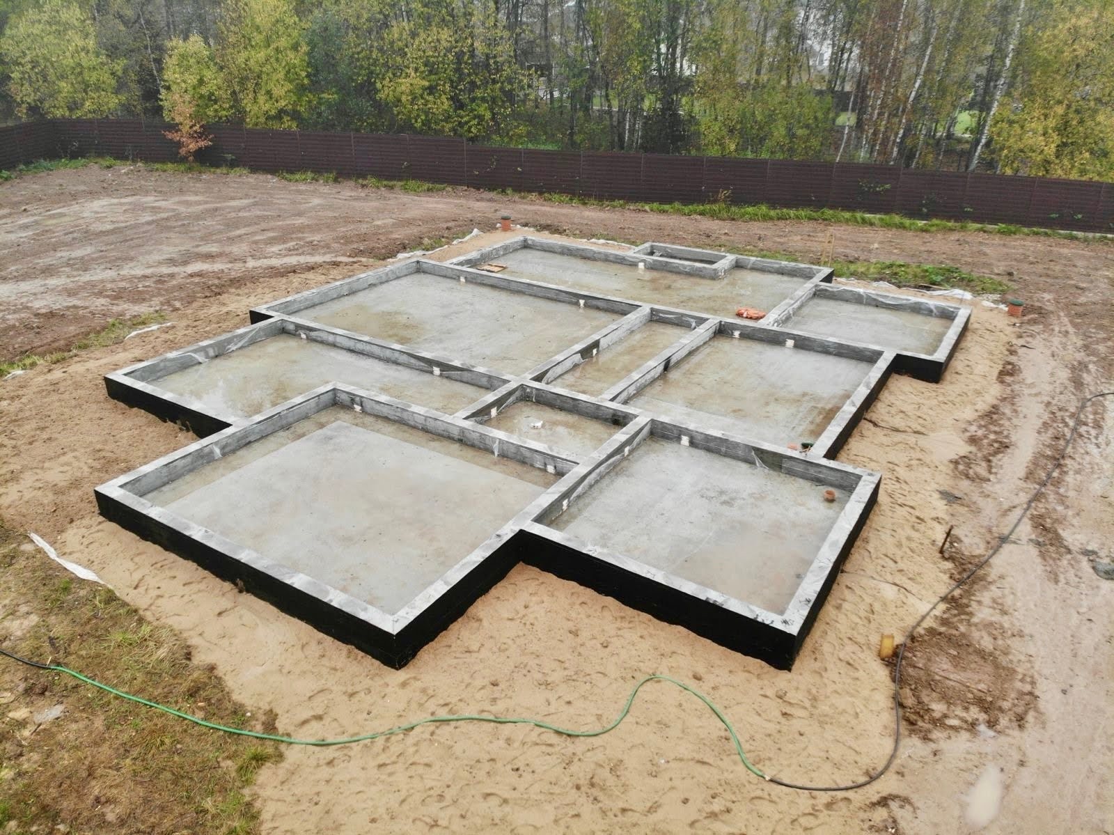 Фундамент для дома из клееного бруса