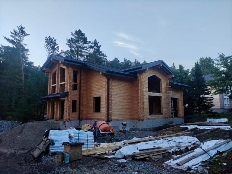 строительство дома из бруса