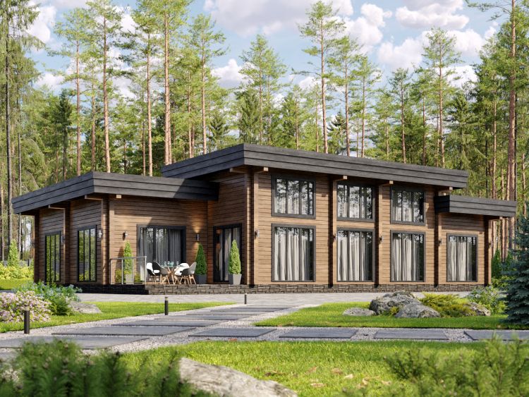 Дома из клееного бруса